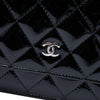 Chanel CC Quilted Patent Wallet On Chain Secondhand