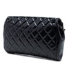 Chanel CC Quilted Patent Flap Clutch with Chain Secondhand