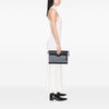 Balenciaga Lambskin and Mesh Motocross Classic Clip M Clutch Secondhand