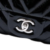 Chanel Jumbo Classic Chevron Patent Double Flap Secondhand