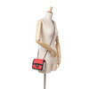 Chanel Mini Square Lambskin Graphic Flap Crossbody Secondhand