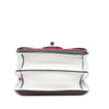 Chanel Mini Square Lambskin Graphic Flap Crossbody Secondhand
