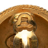 Chanel CC Gold Plated Round Clip On Earrings Secondhand