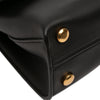 Ferragamo Leather Gancini Trifolio Swing Top Handle Bag Secondhand