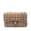 Chanel New Travel Line Nylon Single Flap Secondhand