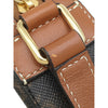 Celine Triomphe Coated Canvas Embroidered Round Purse on Strap Secondhand