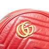 Secondhand Gucci Mini GG Marmont Matelasse Leather Round Crossbody
