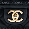 Chanel CC Quilted Iridescent Calfskin Whipstitch Single Flap Secondhand