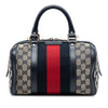 Secondhand Gucci Small GG Canvas Web Joy Boston Bag