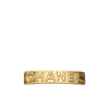 Secondhand Chanel Logo Hair Barrette Gold - '00s