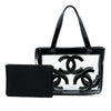 Chanel Triple CC Vinyl and Patent Tote Secondhand