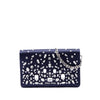 Miu Miu Crystal Embellished Satin Flap Crossbody Secondhand