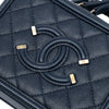 Chanel Small Caviar CC Filigree Vanity Case Secondhand