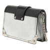 Prada Saffiano Trimmed Metallic Vitello Cahier Bag Secondhand