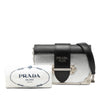 Prada Saffiano Trimmed Metallic Vitello Cahier Bag Secondhand