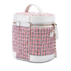 Chanel Tweed and Lambskin Vanity Cosmetic Case Secondhand