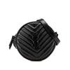 Saint Laurent Chevron Calfskin Round Vinyle Camera Bag Secondhand