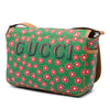 Gucci Kids Coated Canvas Floral Cat Print Messenger Bag Secondhand
