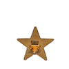 Chanel CC Gold Plated Enamel Star Clip On Earrings Secondhand