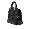 Dior Medium Patent Cannage Polochon Granville Satchel Secondhand