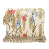 Dior Calfskin Hibiscus Card Holder with Chain Secondhand