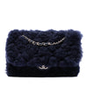Chanel Medium CC Shearling and Lambskin Single Flap Secondhand