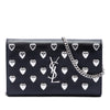 Saint Laurent Medium Calfskin Monogram Heart Studded Kate Crossbody Secondhand