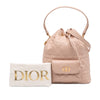 Secondhand Dior Small Lambskin Macrocannage Caro Bucket Bag