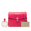 Secondhand Bvlgari Small Leather Square Serpenti Forever Chain Crossbody