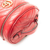 Gucci GG Marmont Round Matelasse Leather Backpack Secondhand
