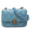 Chanel Mini Quilted Lambskin Lacquered Chain Flap Secondhand