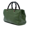 Gucci Medium Calfskin Bamboo Shopper Satchel Secondhand