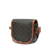 Celine Medium Triomphe Coated Canvas Folco Crossbody Secondhand