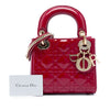 Dior Mini Patent Cannage Lady Dior Secondhand