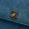 Chanel CC Denim Kelly Top Handle Bag Secondhand