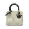 Dior Medium Embroidered Lambskin Microcannage Lady Dior Secondhand