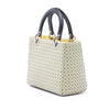 Dior Medium Embroidered Lambskin Microcannage Lady Dior Secondhand