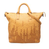 Bottega Veneta Bicolor Nappa Intrecciato Convertible Tote Secondhand