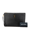 Secondhand Saint Laurent Chevron Monogram Document Holder