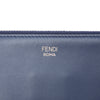 Fendi Fila Mania Multicolor Zucca Embossed Leather Clutch Secondhand