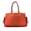 LOEWE Leather Perforated Anagram Tote Secondhand