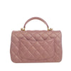 Chanel Mini Rectangular Classic Lambskin Top Handle Flap Secondhand