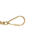 Louis Vuitton Gold Plated Enamel Puzzle Key Ring and Bag Charm Secondhand