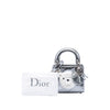 Dior Micro Metallic Patent Cannage Bear Lady Dior Secondhand