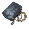 Secondhand Chanel CC Quilted Caviar Front Pocket Shoulder Bag