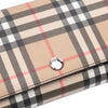 Burberry House Check Coated Canvas Wallet on Strap Secondhand