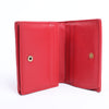 Gucci GG Marmont 466492 Leather Compact Wallet Red Secondhand