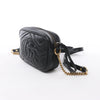 Gucci GG Marmont Leather Crossbody Bag in Black Secondhand