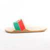 Gucci Interlocking G Rubber Sandals in Ivory 655265, Size 44 EU Secondhand