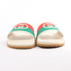 Gucci Interlocking G Rubber Sandals in Ivory 655265, Size 44 EU Secondhand